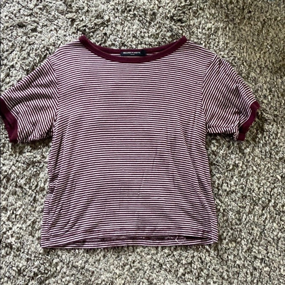 short sleeve striped shirt